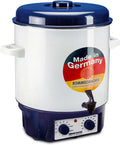 ROMMELSBACHER Glühwein-/Einkochvollautomat KA 1804, 2-Schicht-Emaillierung, 27 Liter/für 14 Gläser à 1 Liter, 1800 W, MADE IN GERMANY, Zeitschaltuhr