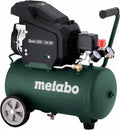 metabo Kompressor Basic 250‑24 OF, 120 l/min Füllleistung, 24 l Kesselgröße, 240 l/min Ansaugleistung, 1,5 kW, für Werkstatt & Heimwerker