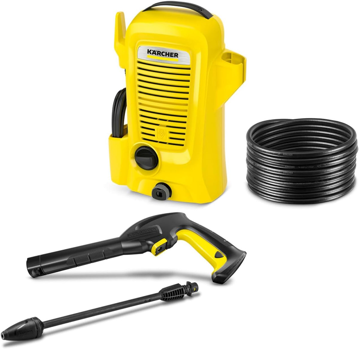 Kärcher Hochdruckreiniger K 2 Universal Edition Elektrisch Druck: Max. 110 bar Fördermenge: 360 l/h Flächenleistung: 20 m²/h Wasserfilter Gewicht: 38