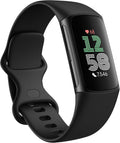 Fitbit Google Charge 6 Aktivitätstracker enthält eine 3 monatige Google Health Premium Mitgliedschaft, 7 Tage Akkulaufzeit, Google Wallet und Maps