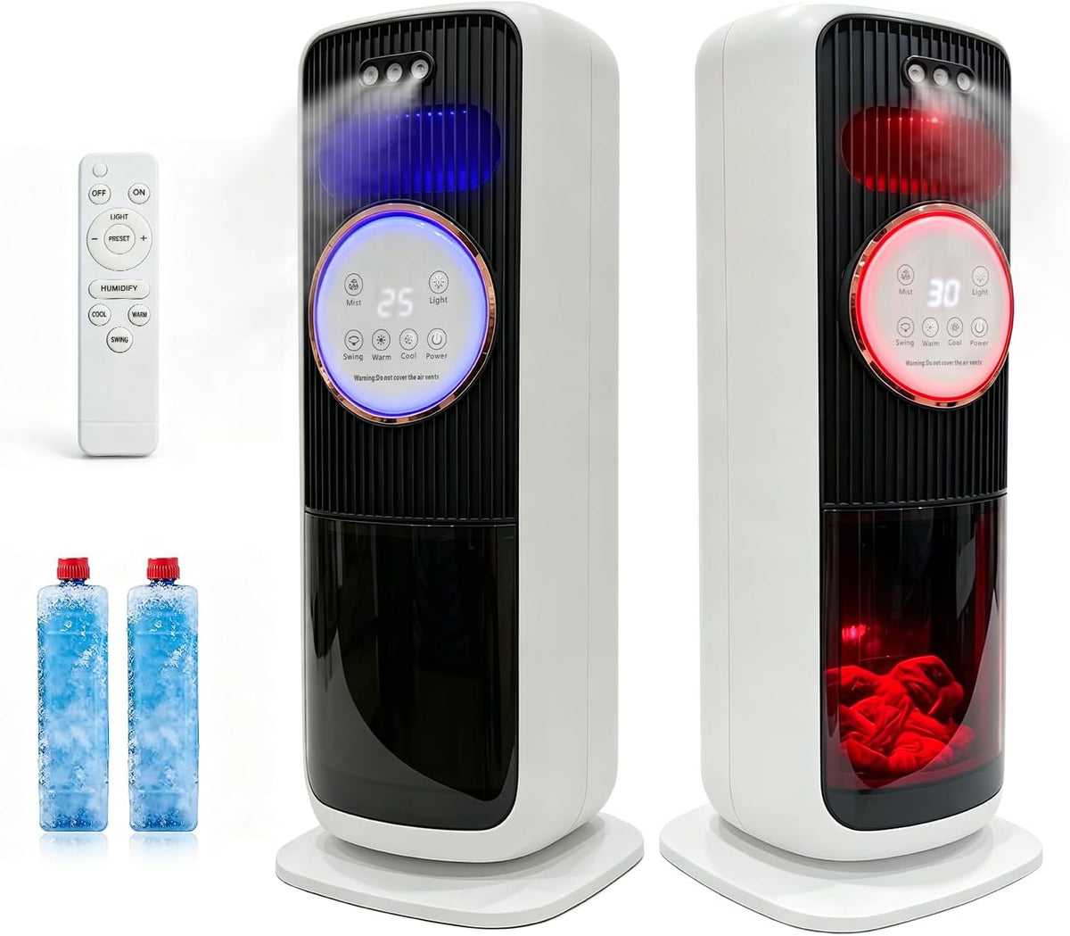 Luftkühler Mit Wasserkühlung 5-in-1heizlüfter ventilator verdunstungskühler