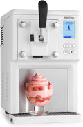 Klarstein Sweet Sundae, 1,5 Liter, Eiscrememaschine, mitselbstkühlendem Kompressor, 200 Watt, Ausgabesystem, 3 StundenAuto-Kühlhaltefunktion, weiß