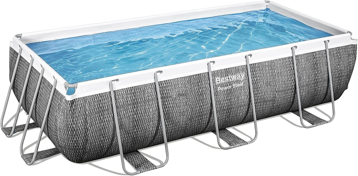 Bestway Power Steel Rectangular Pool Set 404 x 201 x 100 cm