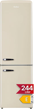 Amica Retro Kühl-Gefrierkombination 244L 181 x 55 x 61,5cm KGCR 387 100 B