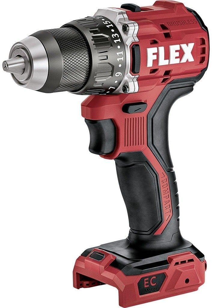 Flex Akku Bohrschrauber DD 2G 18.0-EC LD C (Akkuschrauber, 2-Gänge, 18 V, bürstenloser Motor, ergonomischer Griff, LED-Licht) 530531