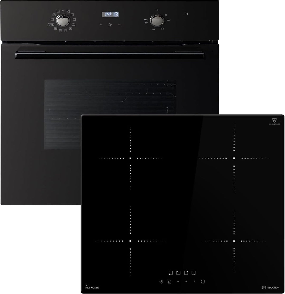 KKT KOLBE Herdset SET8005FBIH859RL, Backofen und Induktionskochfeld