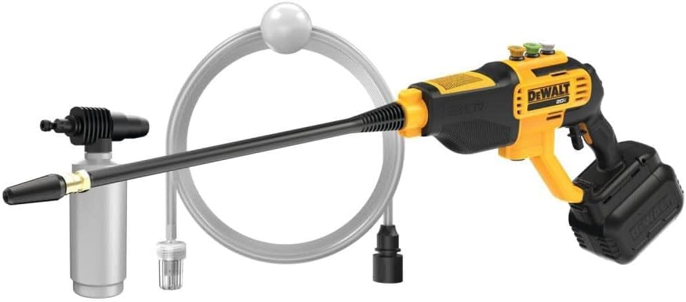 DEWALT Akku-Hochdruckreiniger, Akku und Ladegerät Nicht im Lieferumfang enthalten (DCPW550B), nur Werkzeug, Power-Reiniger, 550 PSI, 1,0 GPM