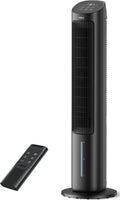 DREO Luftkühler mit Wasserkühlung, Leiser Turmventilator 102 cm, Verdunstungskühler mit 80° Oszillation, Für Schlafzimmer & Wohnzimmer, 3 Modi