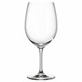 Rotweinglas 500 ml transparentes Glas 23 cm Stielglas für Wein