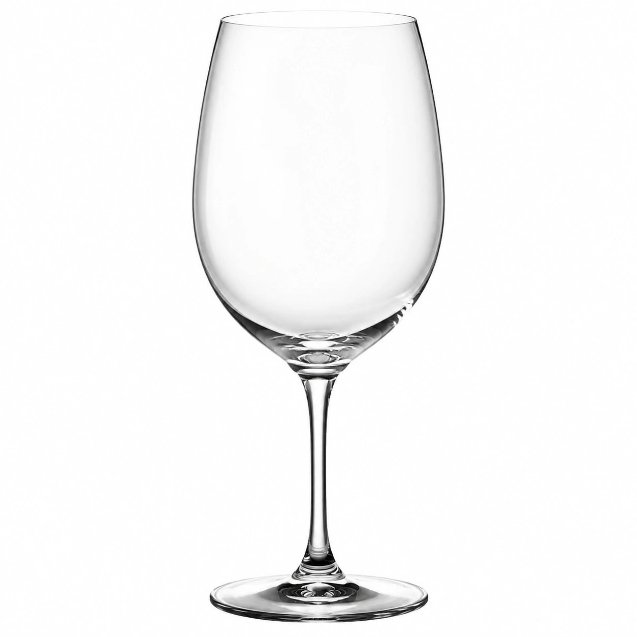 Rotweinglas 500 ml transparentes Glas 23 cm Stielglas für Wein
