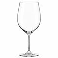 Weinglas 450 ml transparentes Glas für Rotwein mit langem Stiel