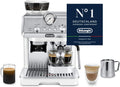 De'Longhi Siebträgermaschine La Specialista Arte EC9155.W, 1550W, 1,7L Tank, Espressomaschine mit Mahlwerk, 8 Mahlgrade, 15 Bar, 3 Temperaturen