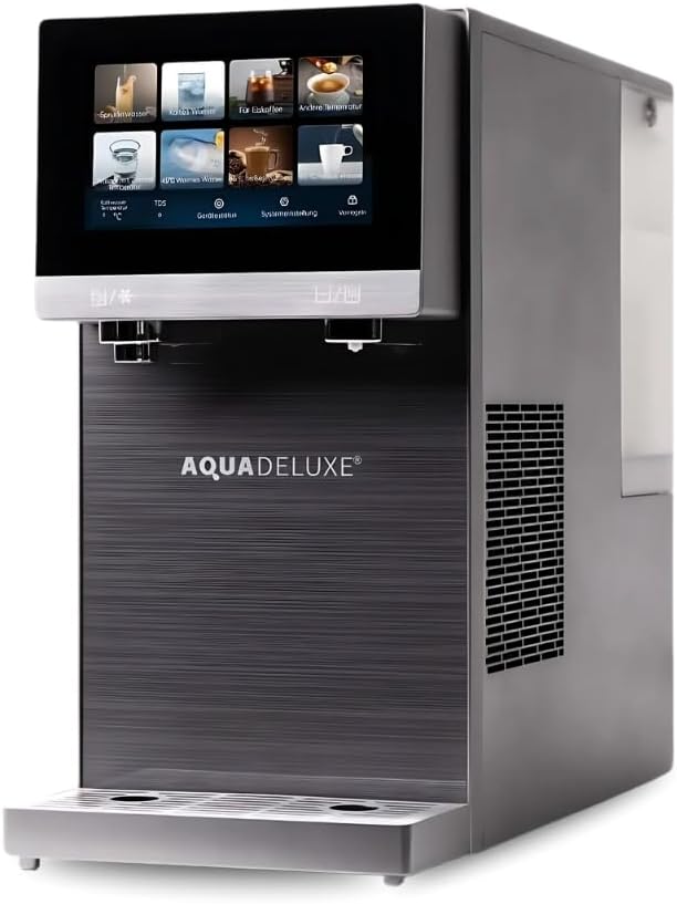PRO TOUCH, 5in1: Sprudel, Wasserspender mit Umkehrosmose & Sprudelwasser, Heiß, Kalt, stilles Wasser, UV-Desinfektion, Touchdisplay