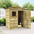Gartenhaus Schuppen, 1,5 x 2 m Kiefernholz Imprägniert, Tool Shed Garden Shed, Storage Shed, Wooden Garden