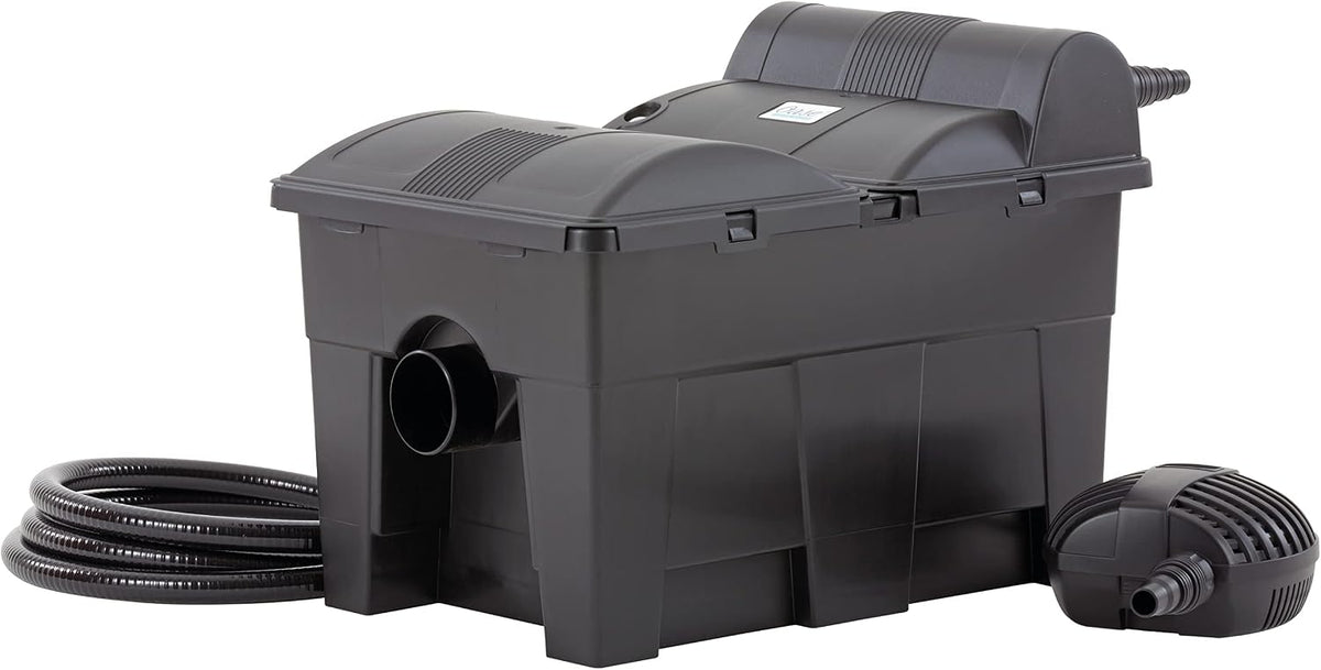 OASE 50451 Durchlauffilter BioSmart Set 14000 geeignet für Teiche bis 14 m³, Filtersystem, Filterkomplettset inkl Filtermaterial