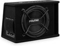 Caliber BC112SA-PRO Subwoofer Aktiv Set für Auto, 200W RMS, 1000W Spitzenleistung, 12 Zoll Bassbox mit Verstärker, Active Autolautsprecher Set
