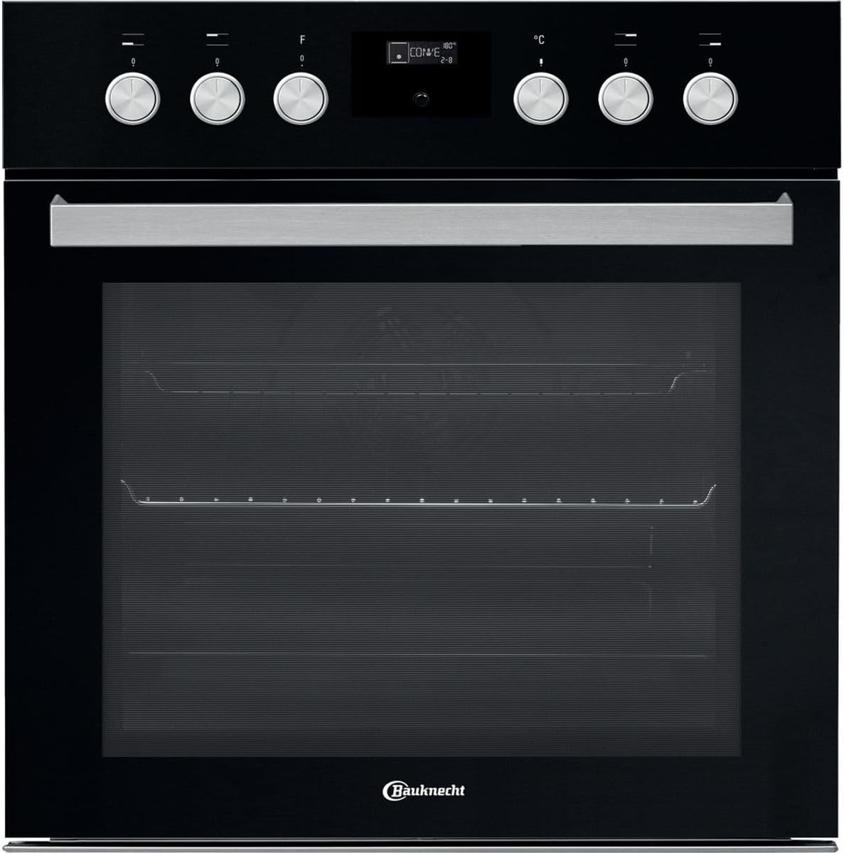 Bauknecht, HIS5 EP8VS3 ES Elektrischer Einbaubackofen, 65L Garraum, 59,5 x 59,5 x 56,4 cm, Pyrolyse-Selbstreinigung, SoftClose, Vielseitige Funktionen