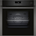 NEFF B6AVJ7AG3, Einbau-Backofen mit Dampfunterstützung, 60 x 60 cm, N 50, Made in Germany, Pyrolyse & Easy Clean Selbstreinigung, Air Fry samt Blech