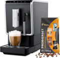 Tchibo Kaffeevollautomat Esperto Latte mit Milchaufschäumfunktion für Caffè Crema, Espresso und Milchspezialitäten, Anthrazit
