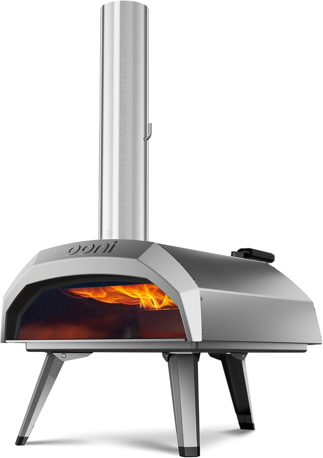 Ooni Karu 12 Pizzaofen, Kocht 30cm Pizzen in 60Sekunden, Ooni pizzaofen für Outdoor, Gas Pizzaofen & Holzofen, Tragbarer Pizza oven