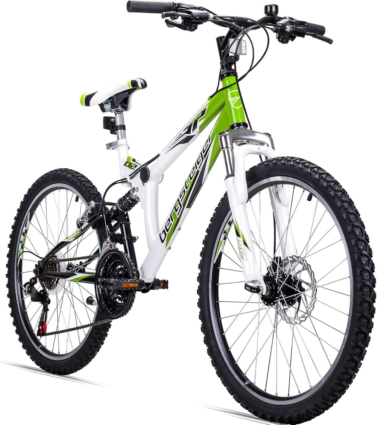 Bergsteiger Montreal 20/24 Zoll Kinderfahrrad Fully Mountainbike 6/18 Gang