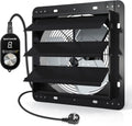 Aygrochy 300mm zu und abluftventilator, Ausgestattet mit Steckdose, Belüftung und Kühlung für Gewächshäuser, Industrie Wandventilator 1520m³/h