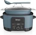 Ninja Foodi PossibleCooker (8 l), 8-in-1 Digitaler Multikocher & Schongarer mit Topf, MC1001EU, Dampfeinsatz, Löffel & Glasdeckel, Slow Cooker, Backen