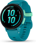 Garmin Bounce 2, 43 mm, GPS-Smartwatch für Kinder, Türkis
