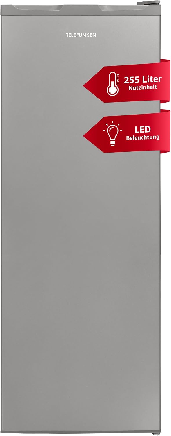 TELEFUNKEN KTFK265ES2 Kühlschrank ohne Gefrierfach 255 Liter groß