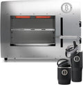 Beefer E-Beefer XL 800°C Oberhitzegrill Elektrogrill Edelstahl mit Thermobecher & Thermobehälter im Set