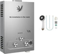 12L Gas LPG Warmwasserbereiter Gasdurchlauferhitzer Butane Warmwasserbereiter Propane Warmwasserbereiter, mit Sommer-Winter-Muster, Instant, 12L/min