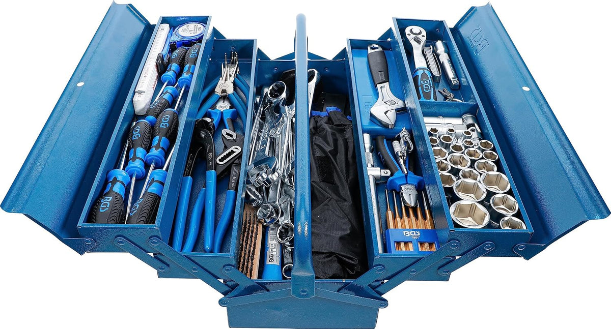 BGS 3340, 137-tlg., Metall-Werkzeugkasten mit Werkzeugsortiment