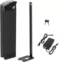 Black Silverfish 36V/48V 13/15/17.5/20Ah E-Bike-Akku für 250W 350W 500W 750W 1000W Klapprad Mountainbike Motor ，Elektrofahrrad Pedelec Lithium-Akkus