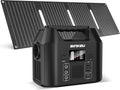 SinKeu 96Wh Tragbare Powerstation LiFePO4-Akku mit 40W Solarpanel