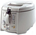 De'Longhi RotoFry F28311.W Roto-Fritteuse, 1 kg Fassungsvermögen, Easy Clean System, Antihaftbeschichtung, fester Frittierbehälter, Ölablauffunktion