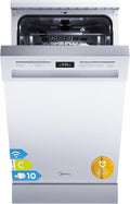 Midea Spülmaschine 45cm Freistehend & Unterbaufähig 10 Maßgedecke EEK C