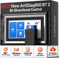 TOPDON AD800BT V2.0 OBD2 diagnosegerät für alle Fahrzeuge, Alle Systemdiagnosen &28 Servicefunktionen, Bidirektionales diagnosegerät Auto