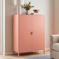 skølm Ituri Metall Sideboard, Terrakotta, Highboard, 3 verstellbare Fächer