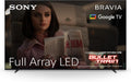 Sony BRAVIA XR, 85 Zoll Fernseher, 4K HDR 120Hz, mit exklusiven PS5-Features, XR-85X90L, 24 + 12M Garantie, Gaming-Menü mit ALLM + VRR, Full Array LED