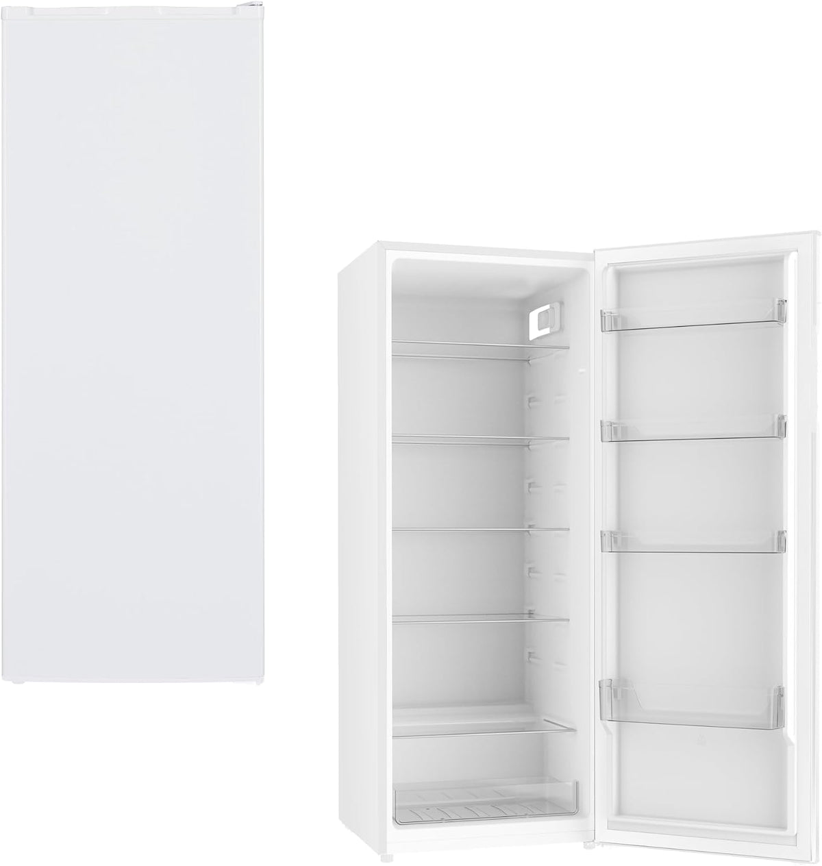 PKM Kühlschrank KS 242-EM, 242 Liter, mit Gemüseschublade, Weiß, Vollraumkühlschrank, LED-Beleuchtung, wechselbarer Türanschlag, 4 Türablagen