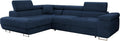 Mirjan24 Ecksofa Torezio mit Bettkasten, Sofa mit Schlaffunktion, Eckcouch für Wohnzimmer, L-Form Couch mit Bettfunktion