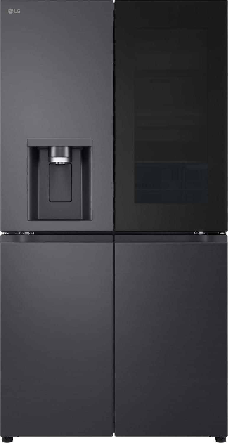 LG GMK961EV3E Multi-Door Kühlschrank mit Gefrierfach (646 L, Energieklasse E) mit InstaView, UVNano, Wassertank, LinearCooling, Total No Frost