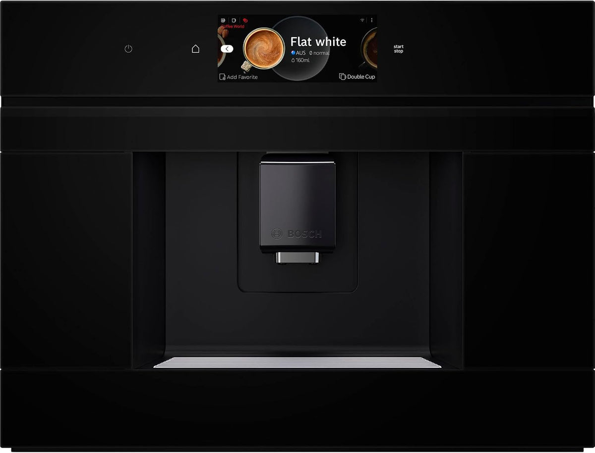 Bosch Serie 8 Smarter Einbau-Kaffeevollautomat 60 x 45 cm Schwarz CTL7181B0