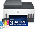 HP Smart Tank 7305 Multifunktionsdrucker (Drucker, inklusive Tinte für bis zu 3 Jahre drucken), Scanner, Kopierer, ADF, WLAN, LAN, AirPrint, Duplex
