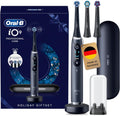 Oral-B iO Series 9 Elektrische Zahnbürste, 7 Modi für Zahnpflege, Electric Toothbrush, Inkl. 3 Aufsteckbürsten, CHIP Testsieger (11/25), Schwarz