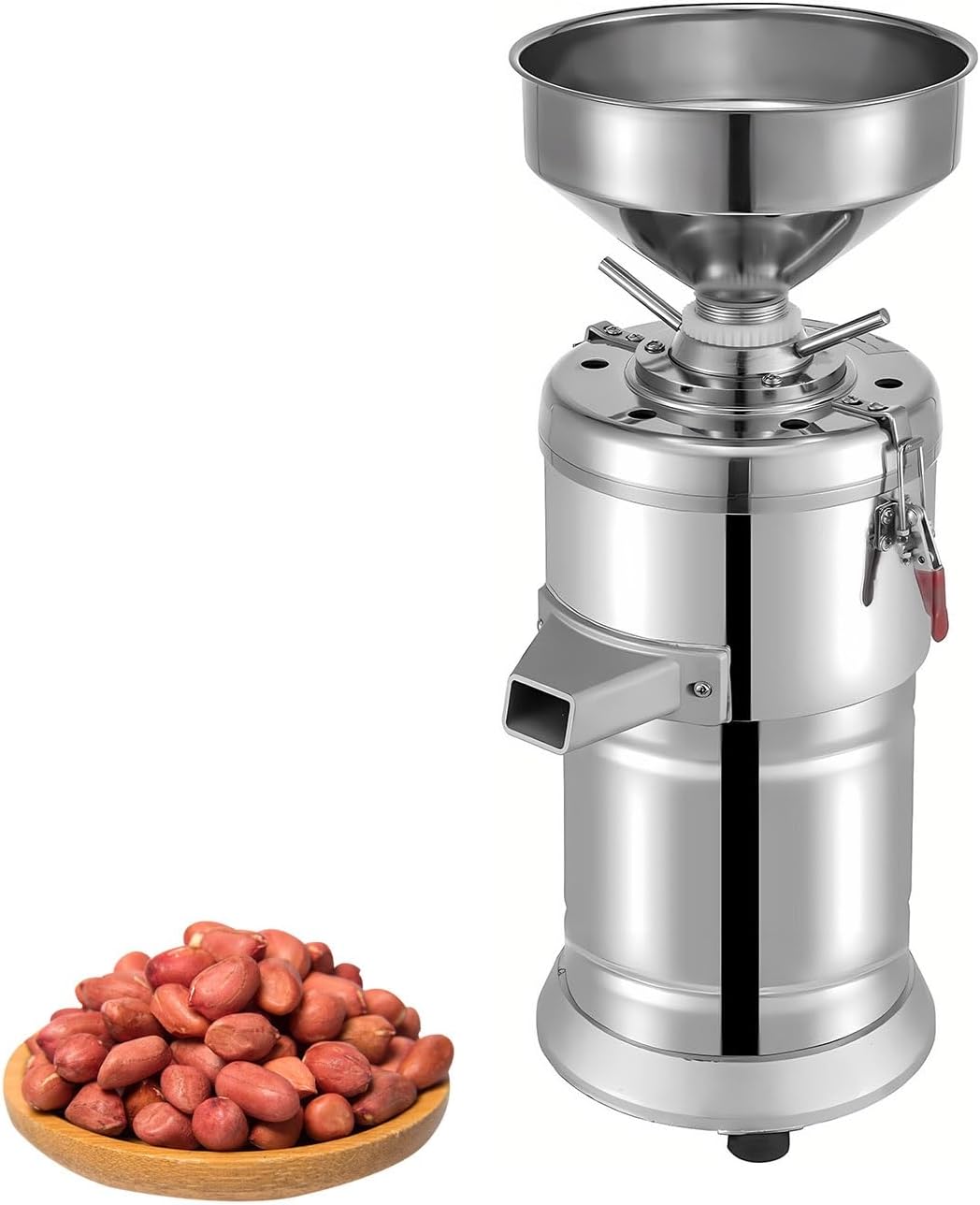 Multifunktionale Nussmühle 15 Kg/H, Kupfermotor 1100 W, Leise Arbeitende Maschine Für Tahini Und Nusscreme, Leicht Zu Reinigen, Stabiler Aufbau