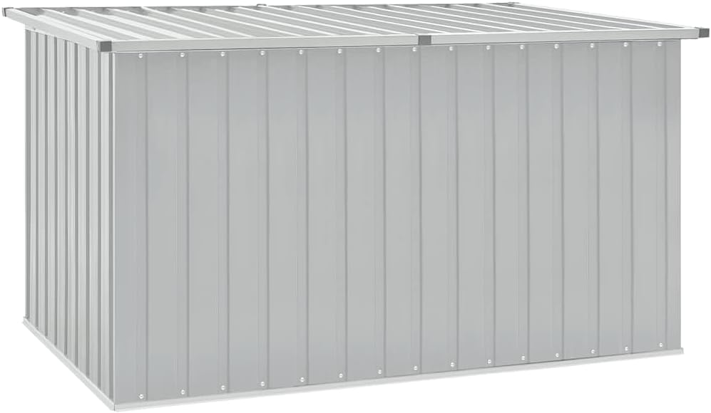 vidaXL Gartenbox Auflagenbox Kissenbox Aufbewahrungsbox Truhe Box Gartenmöbel Gartenkasten Gartentruhe Werkzeugkasten Grau 171x99x93cm
