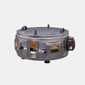 AKEL Elektrischer runder Ofen AF022 Mini-Backofen, Pizzaofen, tragbar (Silber)
