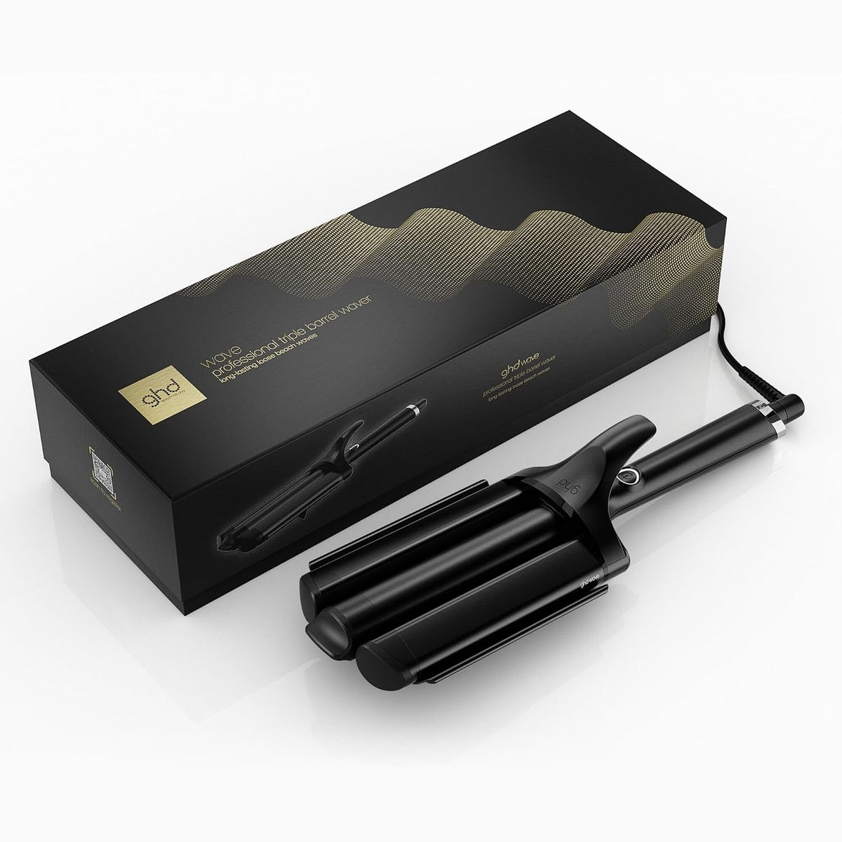 ghd wave triple barrel waver Welleneisen: Für schnelle, ohne extreme Hitzeschäden, für alle Haartypen, lockere Beach Waves, langanhaltende Ergebnisse